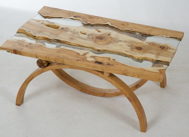 Yew coffee table