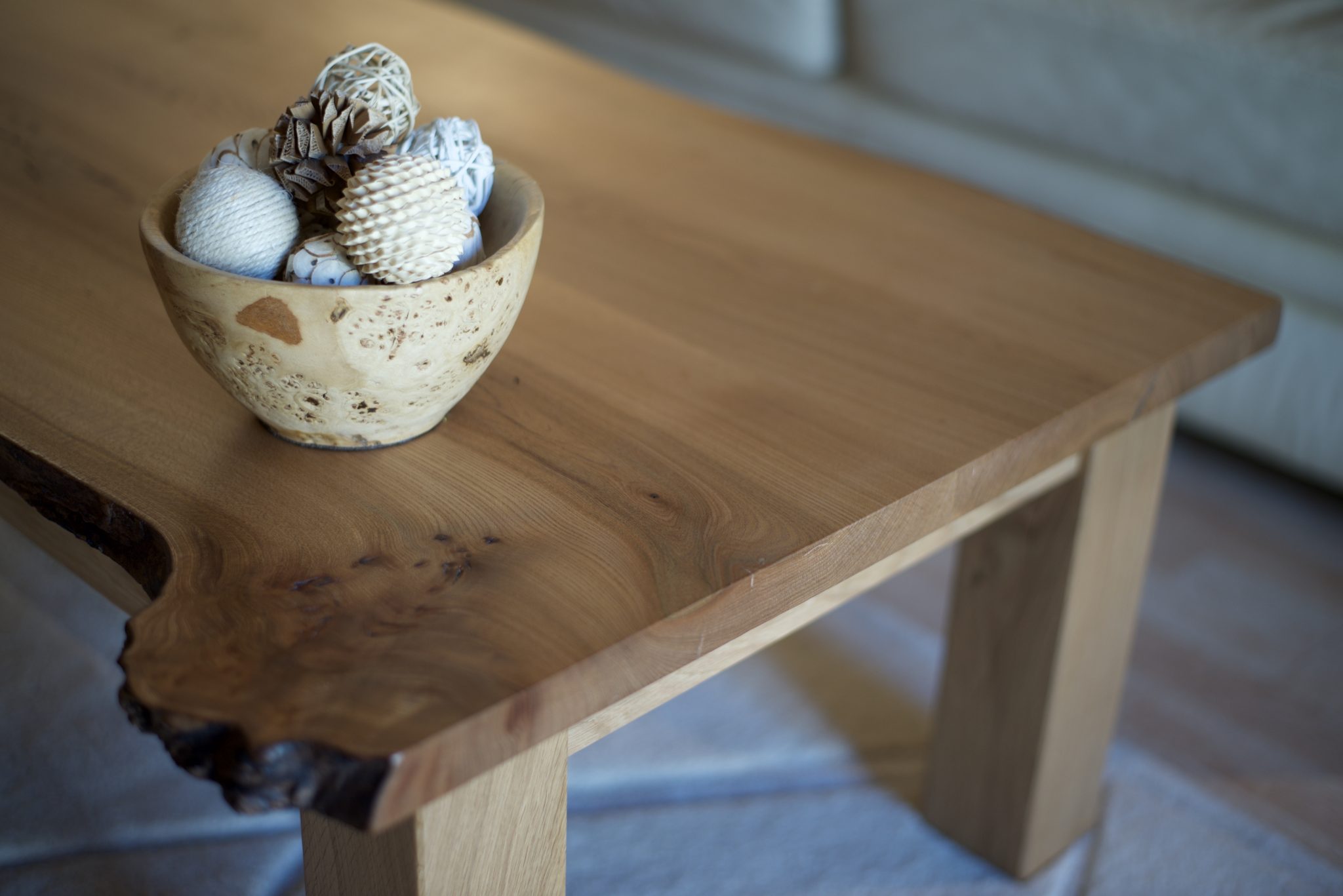 Elm coffee table