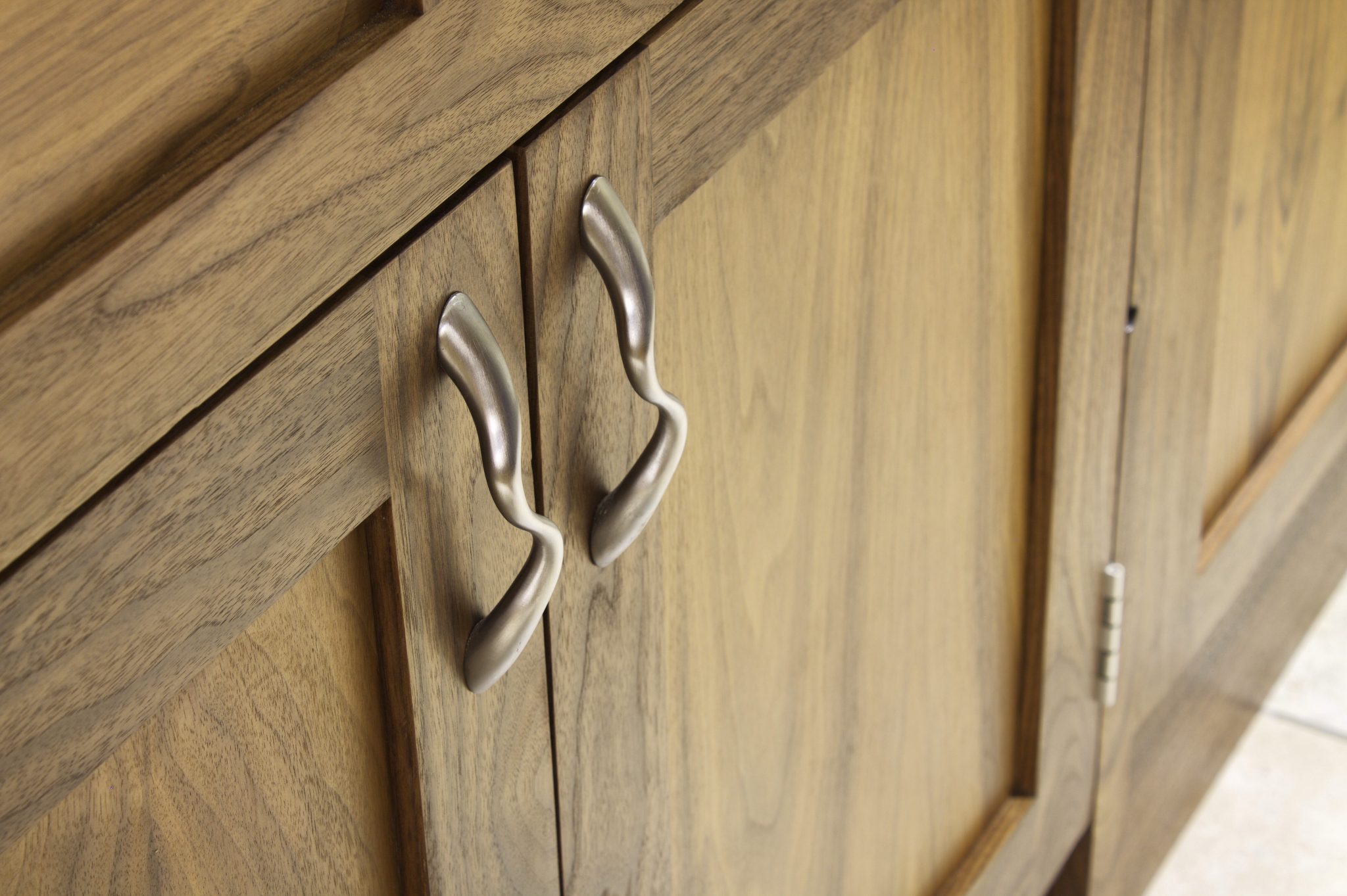 Walnut kitchen doors